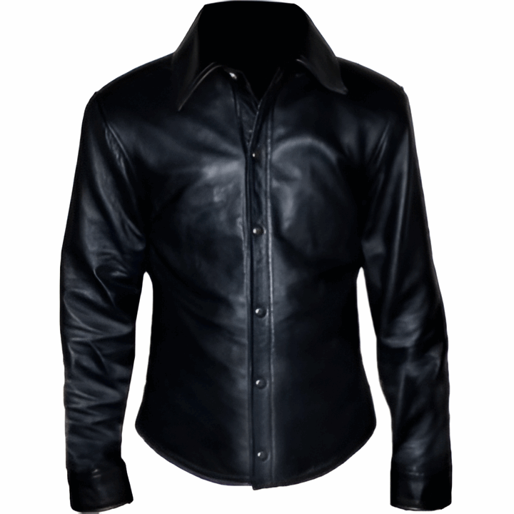 Men's Sheep Leather Full Sleeve Shirt - OFF PATT